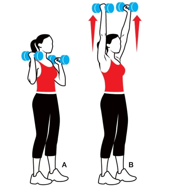 How to Use Dumbbells to Easily Get Huge Muscles 4 0906-shoulder-press