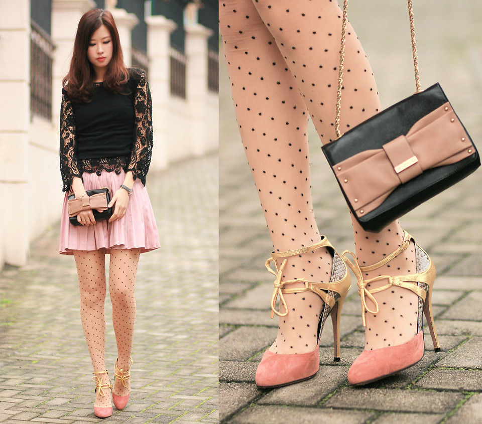 How to Choose Stockings and Tights' Colors? 4 tights fashion