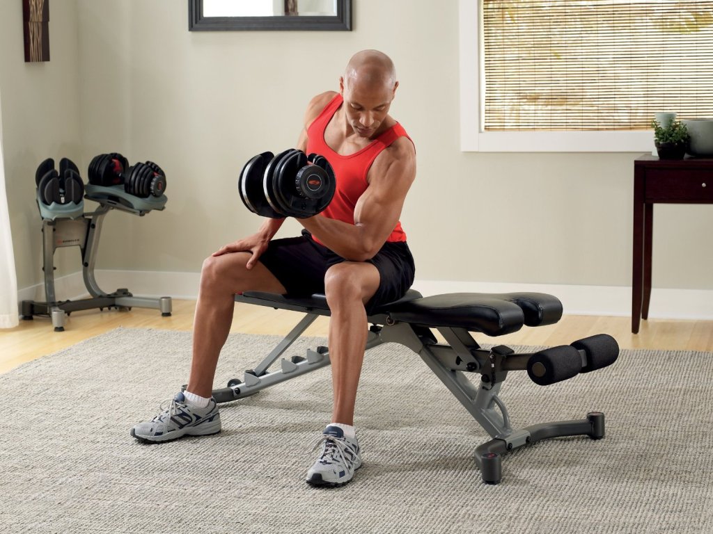 How to Use Dumbbells to Easily Get Huge Muscles 9 Bowflex-SelectTech-552-Adjustable-Dumbbells-Review