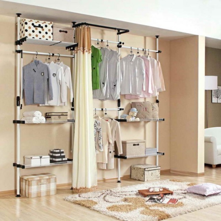 How to Fight Lice & Keep Your Kid’s Head Healthy 6 furniture-beautiful-closet-organizer-ideas-with-clothes-hook-and-closing-curtain-featuring-fur-feather-diy-kids-closet-organizer-furniture-design-600x600