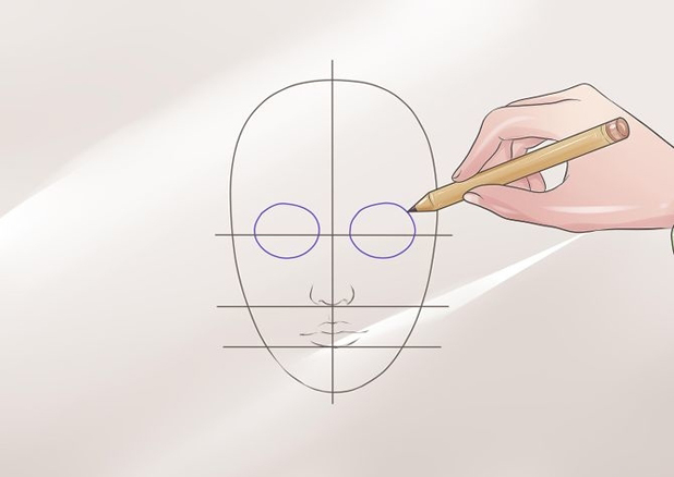 How to Draw A Human Face? 5 670px Draw a Face Step 5Bullet1 How to Draw A Human Face? - 3