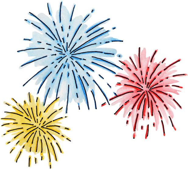 How to Draw Simple Fireworks Drawing 4 FreeClipart Fireworks 01 How to Draw Simple Fireworks Drawing - 4