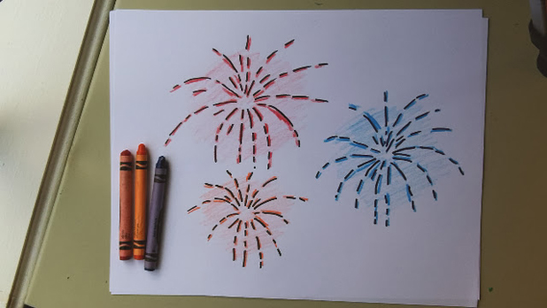 How to Draw Simple Fireworks Drawing 3 fireworks How to Draw Simple Fireworks Drawing - 3