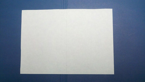 How to Apply Magic Tricks Using Household Items 8 fld step 1a cut plain piece of paper to size How to Apply Magic Tricks Using Household Items - 7