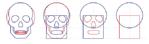 step by step drawing How to Draw a Skull from Scratch - 1