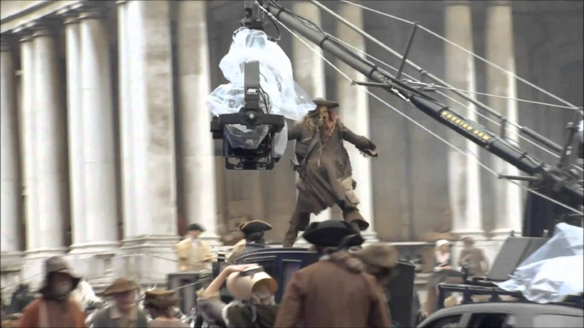 pirates of the caribbean on stranger tides movie behind the scenes Top 10 Most Expensive Movies Ever Made - 20