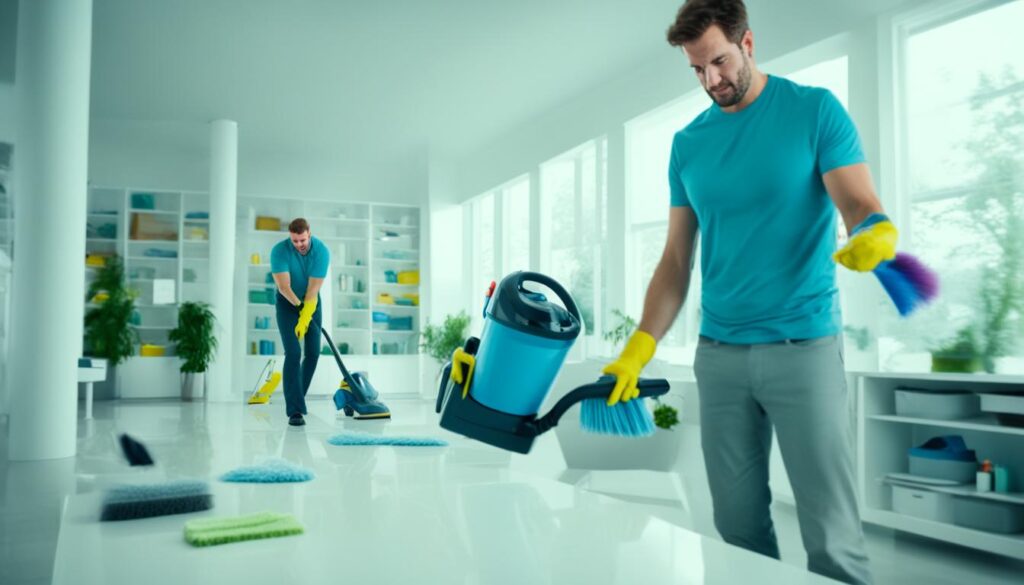 multitasking in cleaning multitasking in cleaning