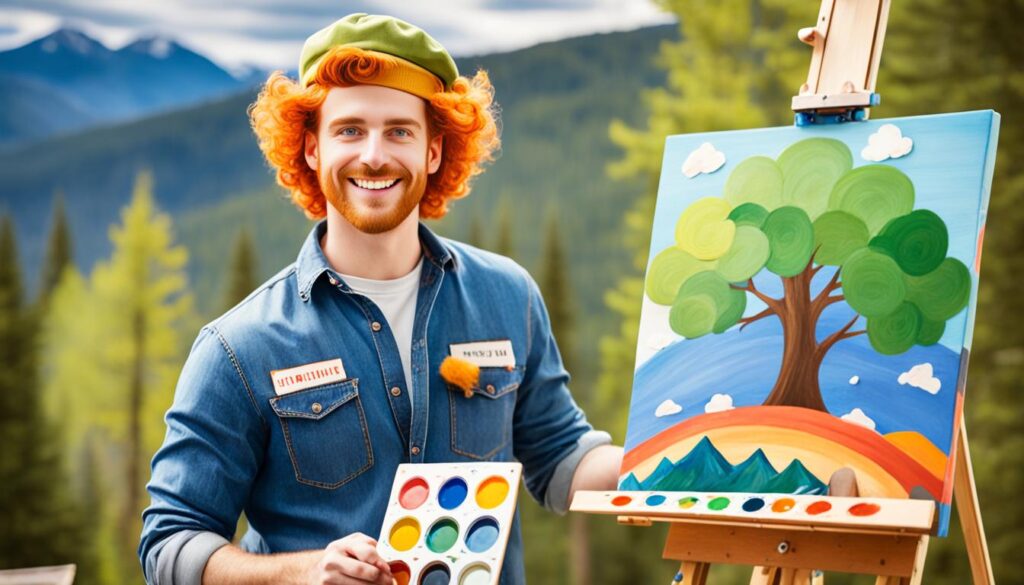 bob ross costume bob ross costume