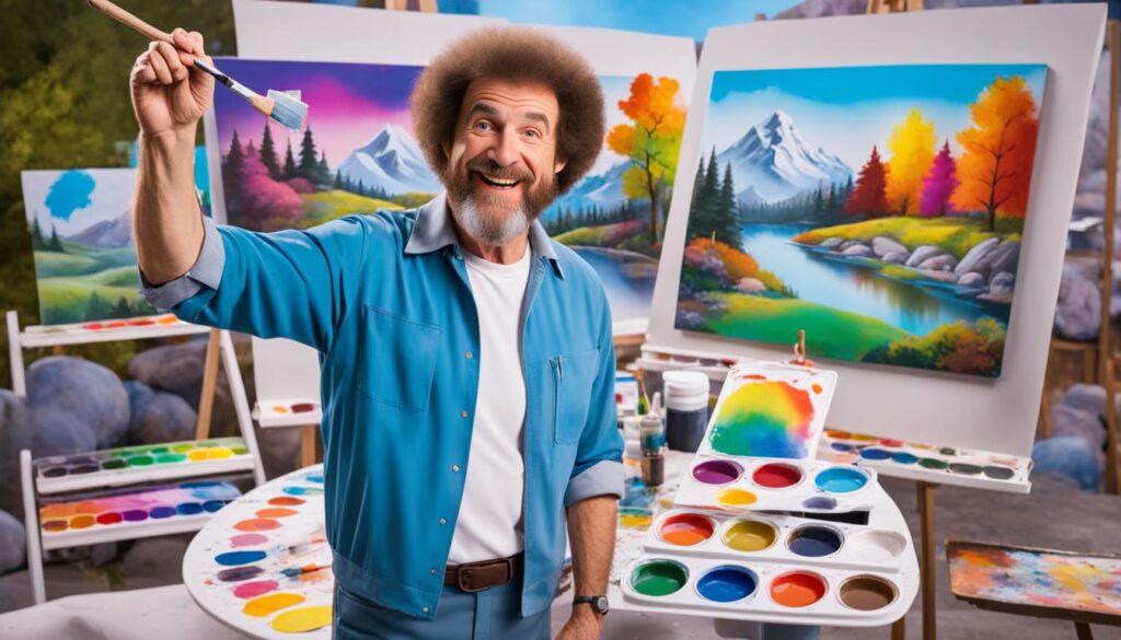 bob ross painting costume bob ross painting costume